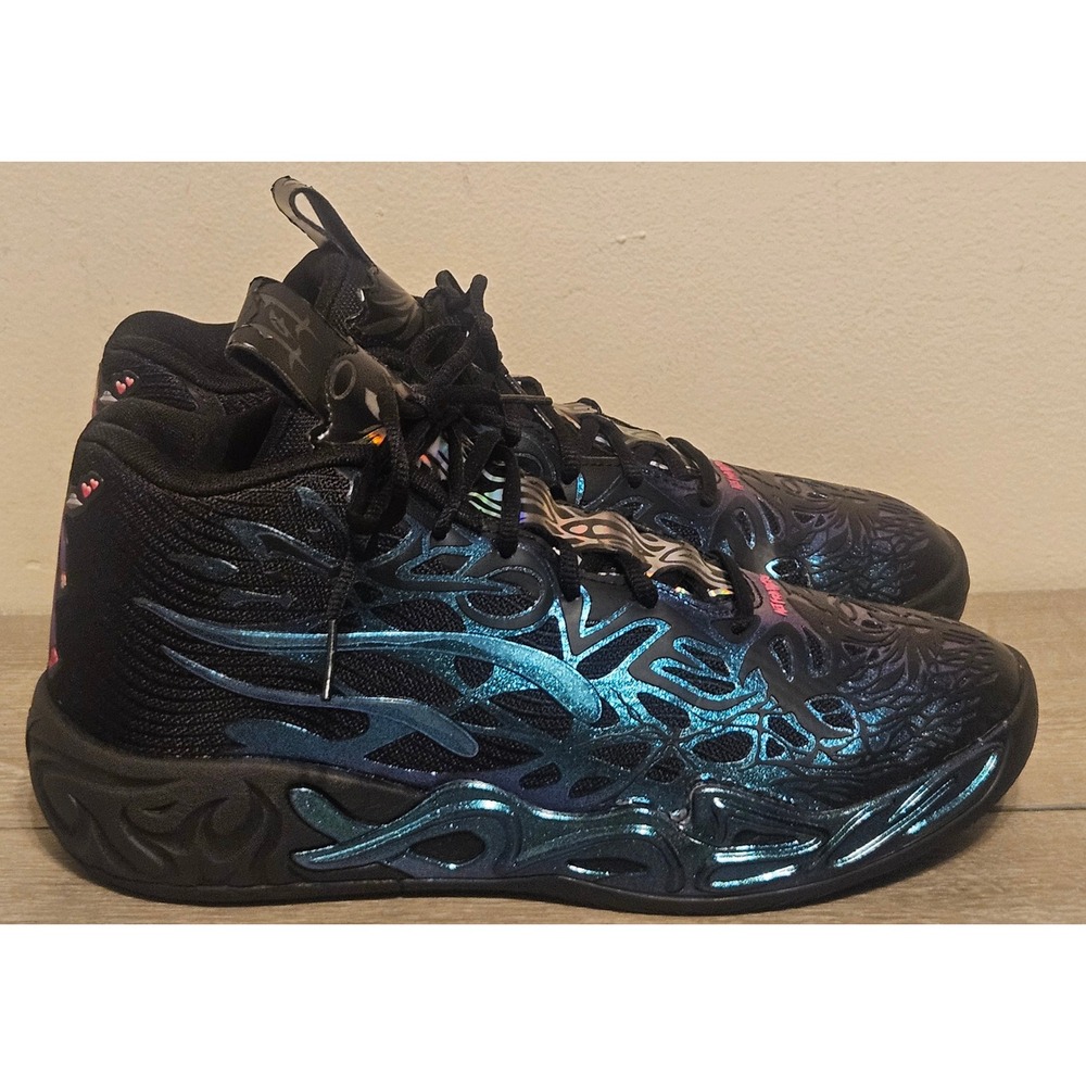 Puma MB.01 LaMelo Ball Not From Here Iridescent Black Blue Mens Size 9 311310-01 - Picture 2 of 9